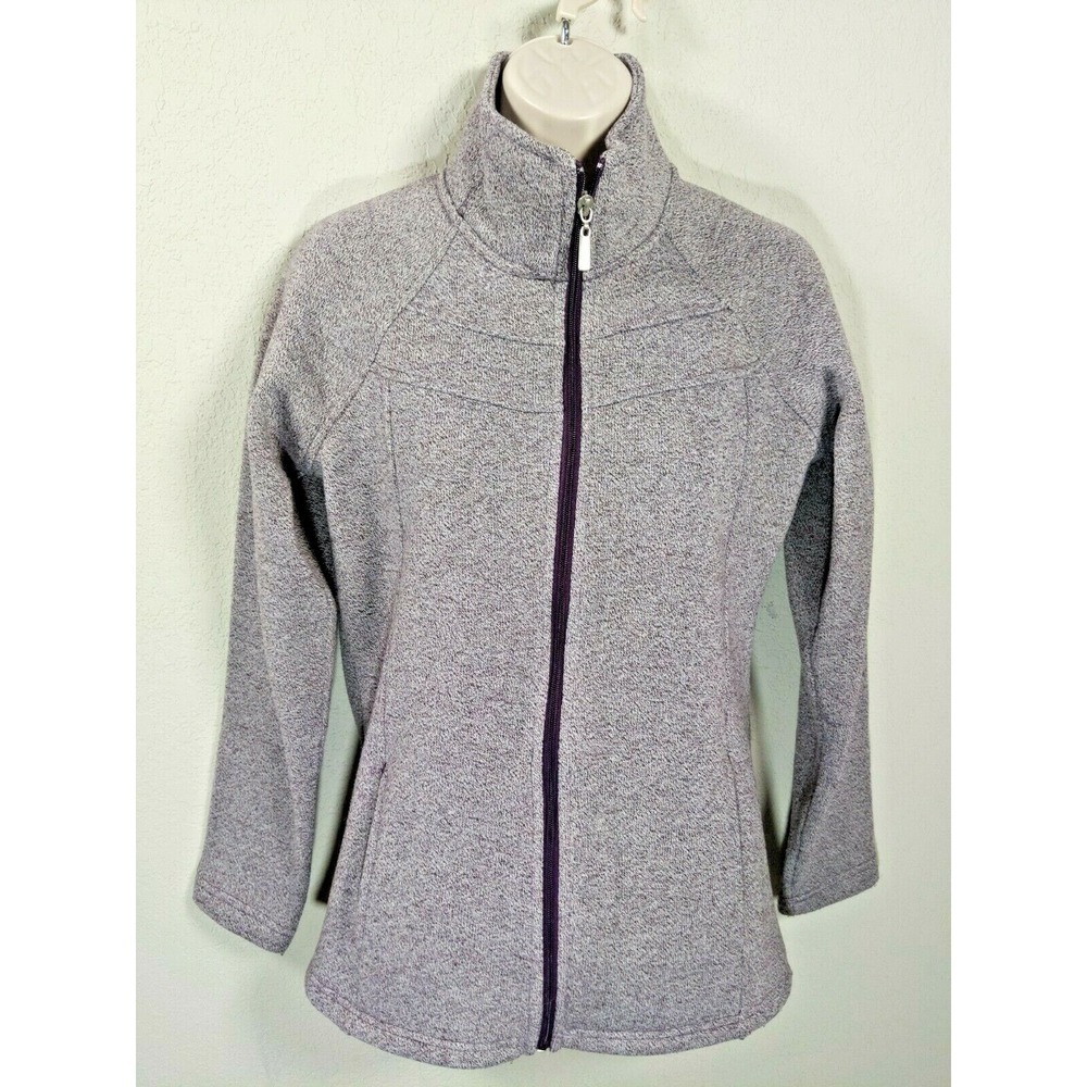 Great Northwest Indigo‎ Zip Up Fleece Lined Jacket Purple Size Small